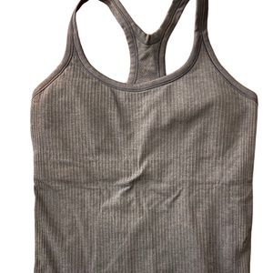 Lululemon Women’s Blue Built In Bra Sleeveless Athletic Racerback Yoga Tank Top